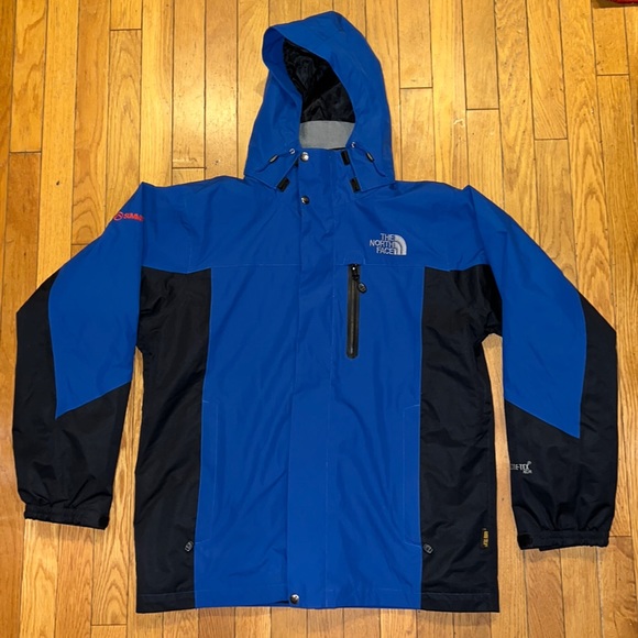 The North Face Jackets & Coats The North Face Blue Black Mens Raintex Winter Coat Wremovable